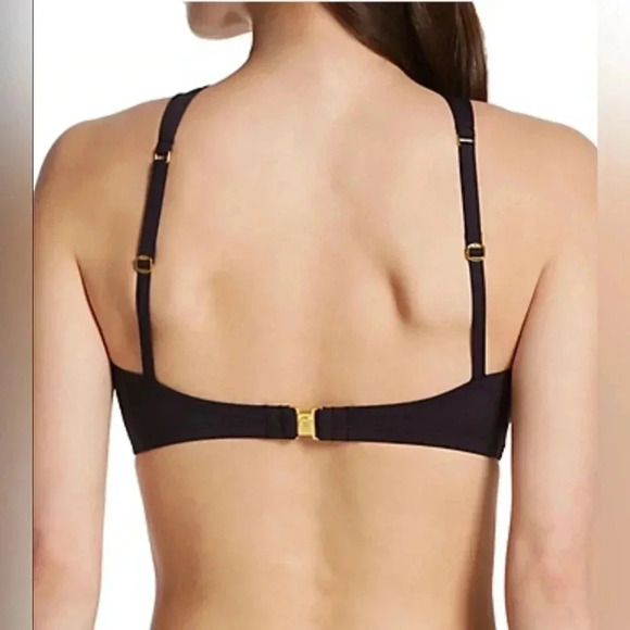 Bleu Rod Beattie Ring Me Up Over Shoulder Ring Swim Top and High Waist Bottom - Picture 5 of 14